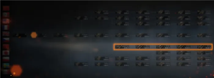 Подробности и состав ветки танков Йох в World of Tanks