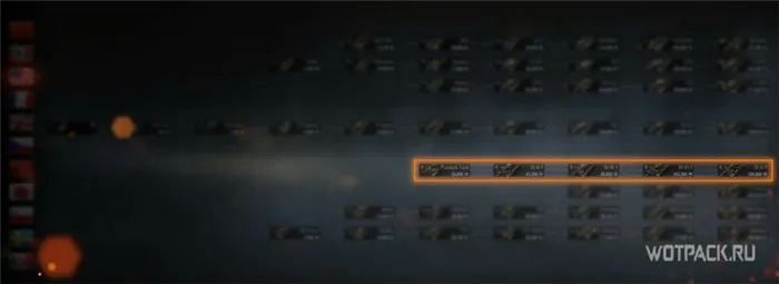 Подробности и состав ветки танков Йох в World of Tanks