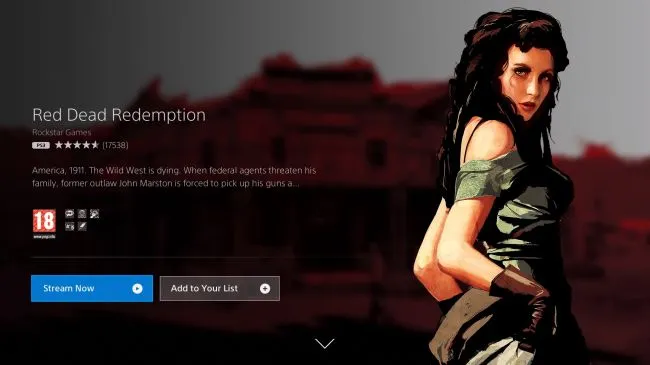 Потоковая игра в Red Dead Redemption с PS Now