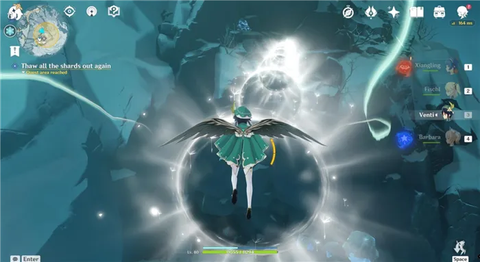 Прохождение В горах в Геншин Импакт