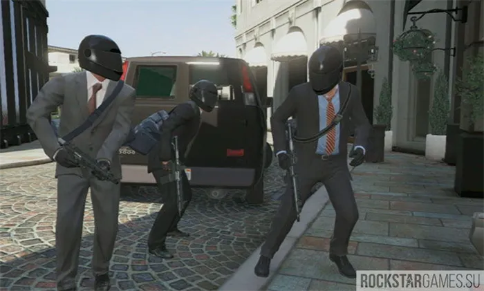 Ограбление ювелирного - миссия GTA 5