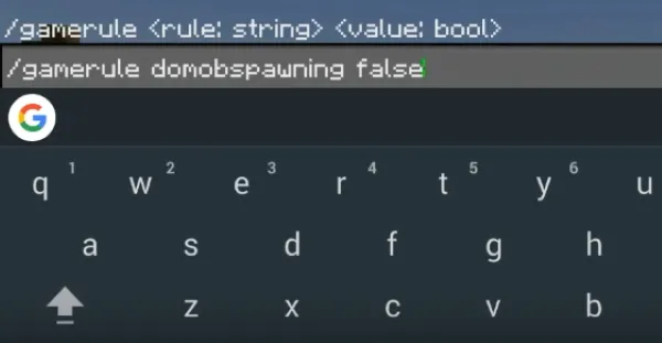 Команда для запрета респавна