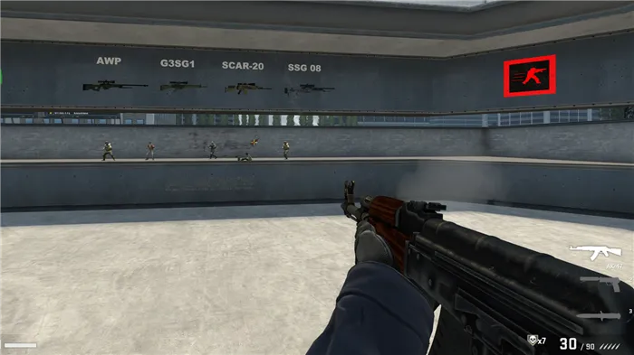 Карта для тренировки аим - Aim Botz