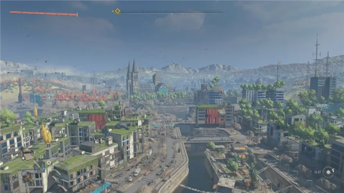 Вид на город