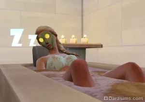 Сим заснул в грязевой ванне