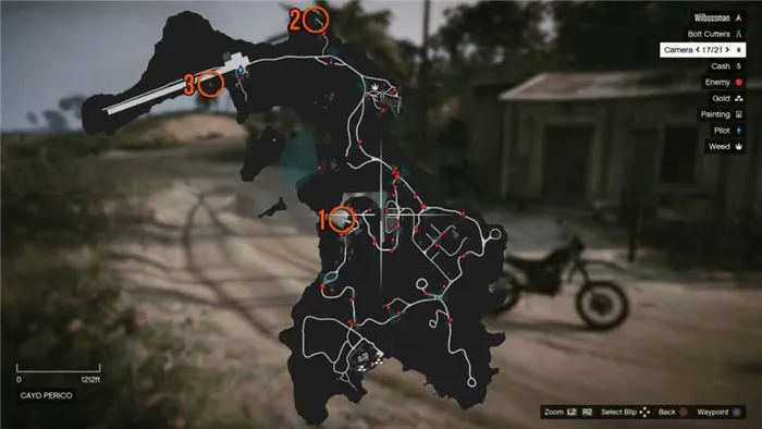 Место ограбления GTA Online CayoPerico